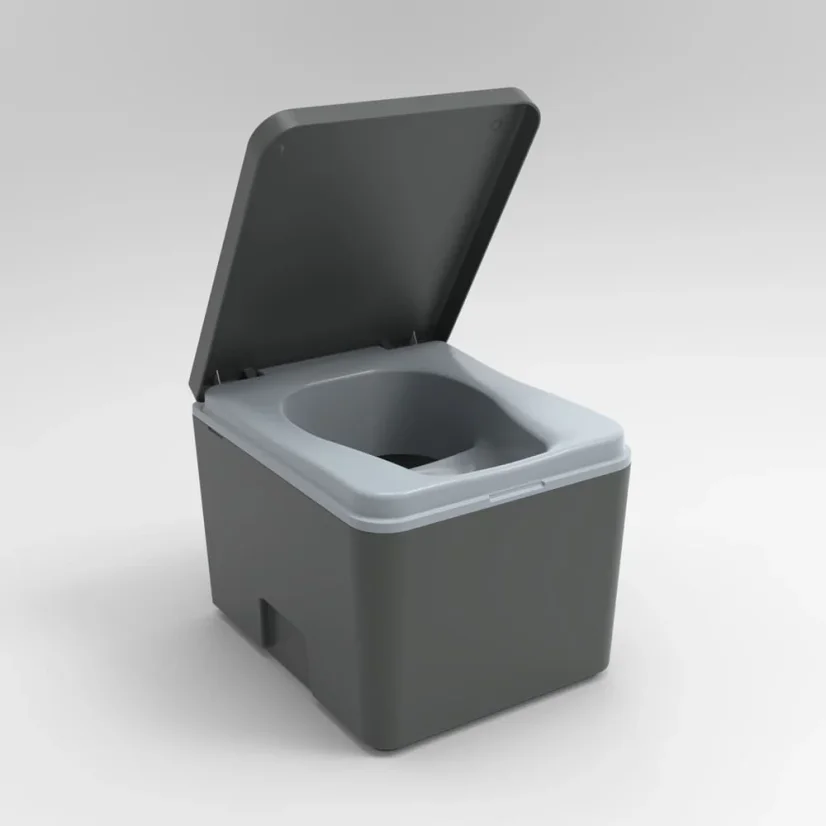 Trelino® Evo | separační pilinový záchod - Barva: Antracit, Varianta: S
