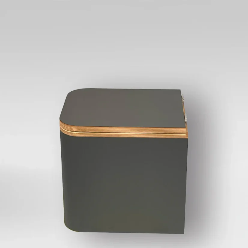 Trelino Timber M/L | separační pilinový záchod - Barva: Bílá, Varianta: M, Barva mísy: Bílá