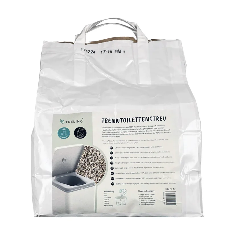 Trelino® kompostovací zásyp do toalety | 7 l