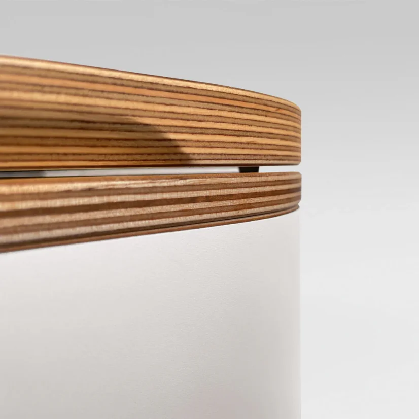 Trelino Timber M/L | separační pilinový záchod - Barva: Bílá, Varianta: M, Barva mísy: Bílá